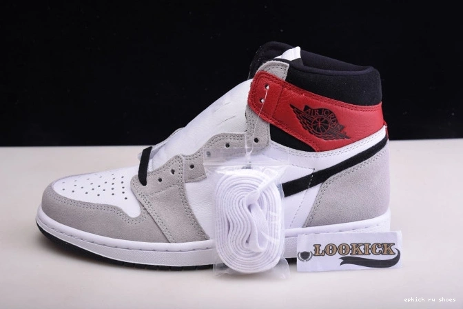 Rep High Smoke 555088-126 OG Jordan 1 Light Air Grey 0704